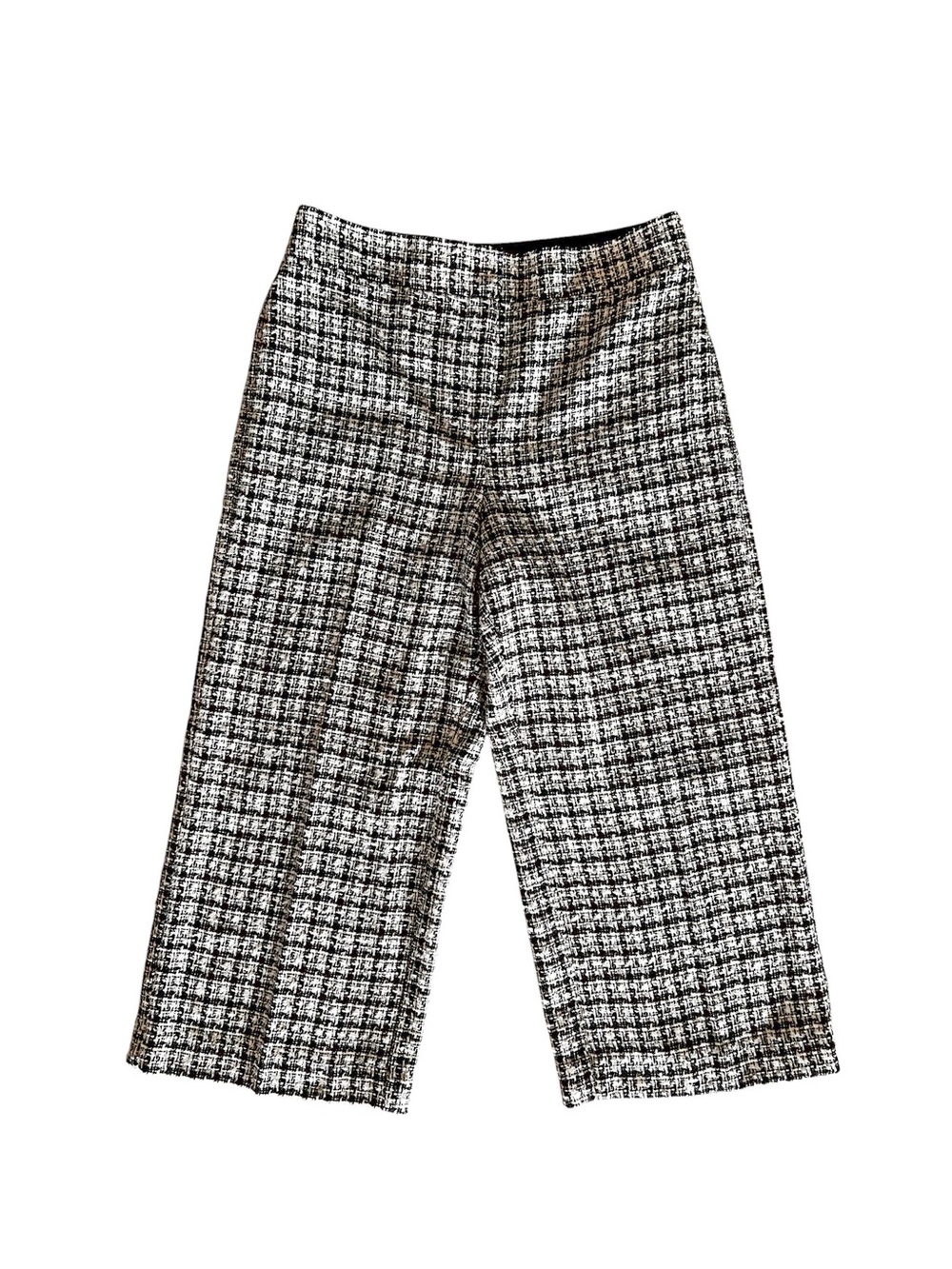 Ann Taylor The Marina Wide Leg Tweed Pants 8P - Picture 2 of 15